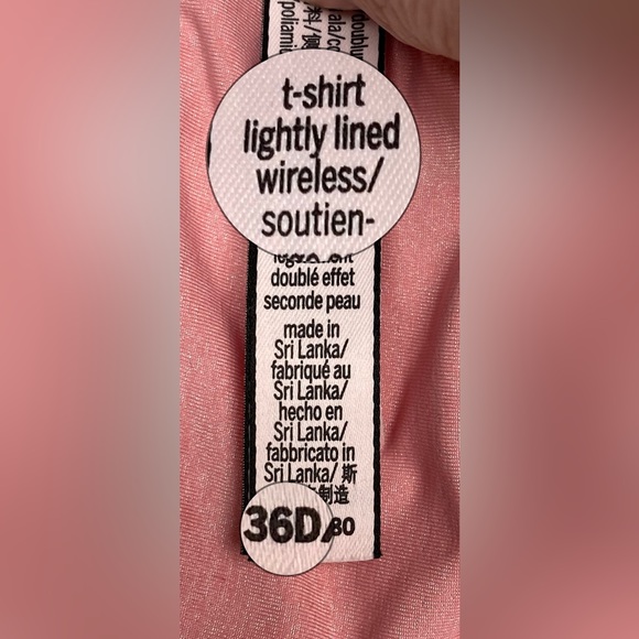 VS PNK T-shirt Wireless,  36D *P1093 - Picture 6 of 8